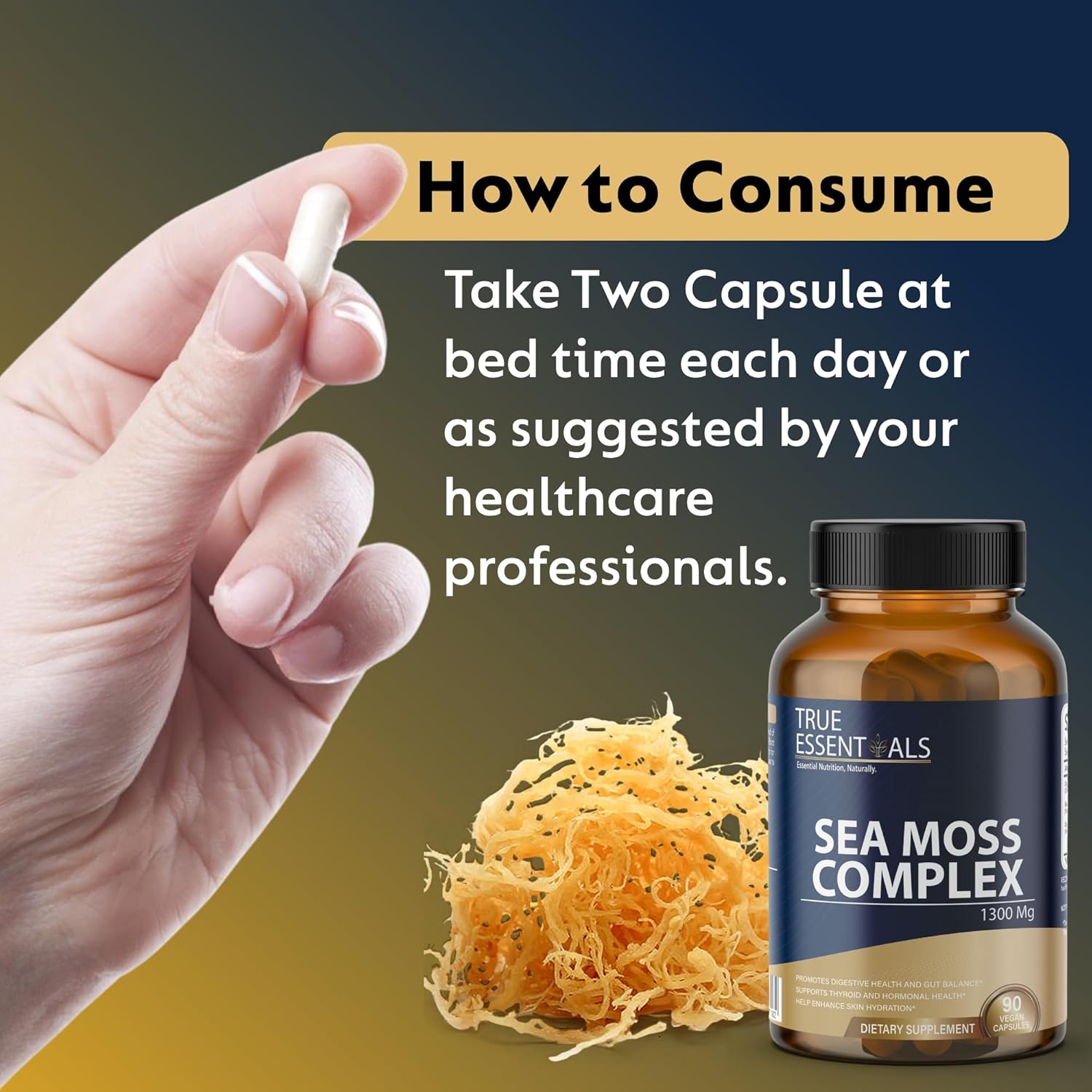 Sea Moss Capsules 1300mg